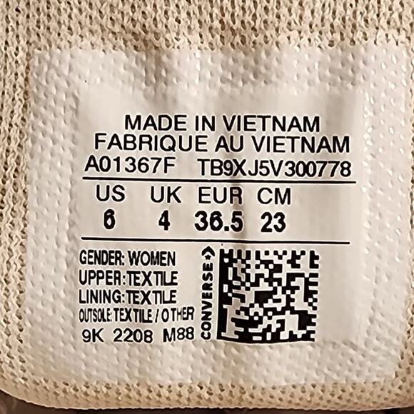 Converse Platform High Top Dusty Rose Pink Sneakers Size 6 - Picture 8 of 8